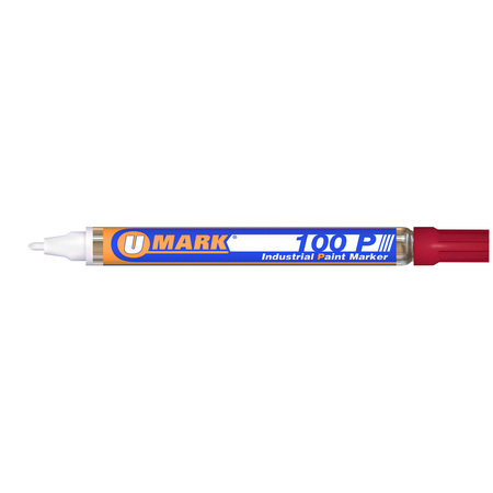 U-MARK 100P Fine Line Marker Red 10204FL